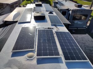 5th Wheel Solar Panel Install