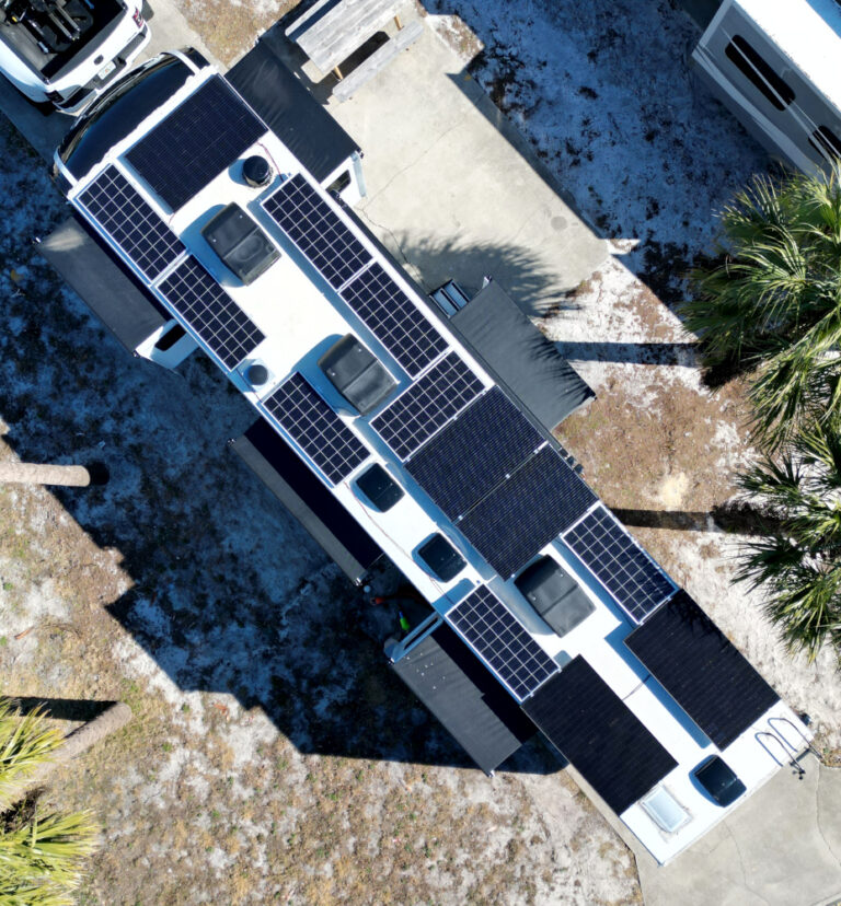 Mobile RV Solar Installation Gallery